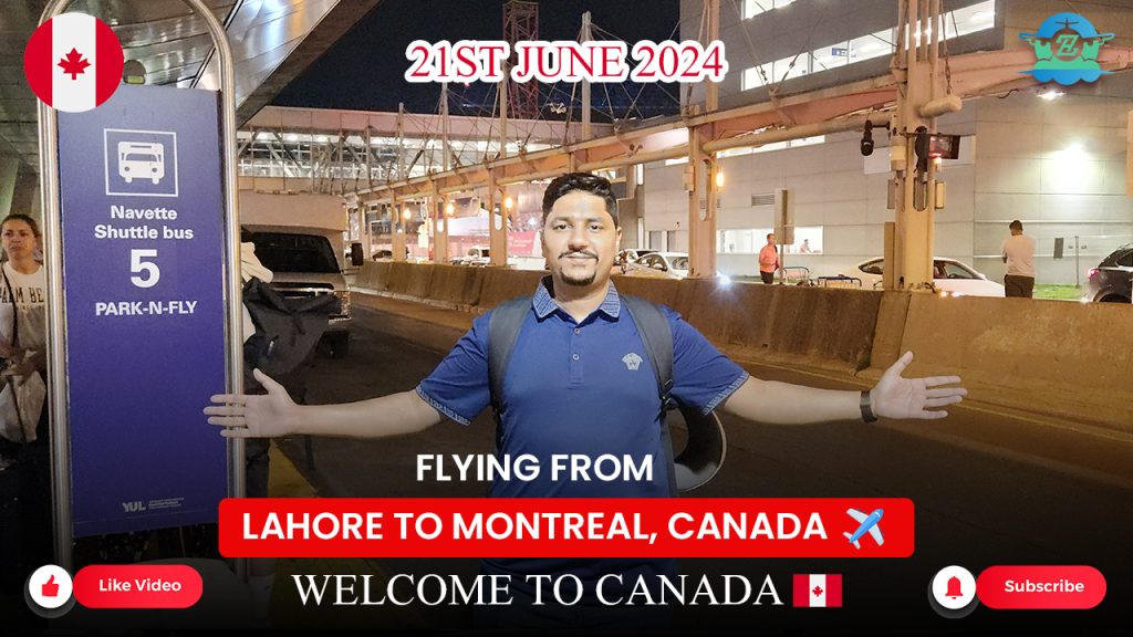 An exciting first travel vlog documenting the journey from Lahore to Montreal, capturing the adventure, experiences, and tips along the way