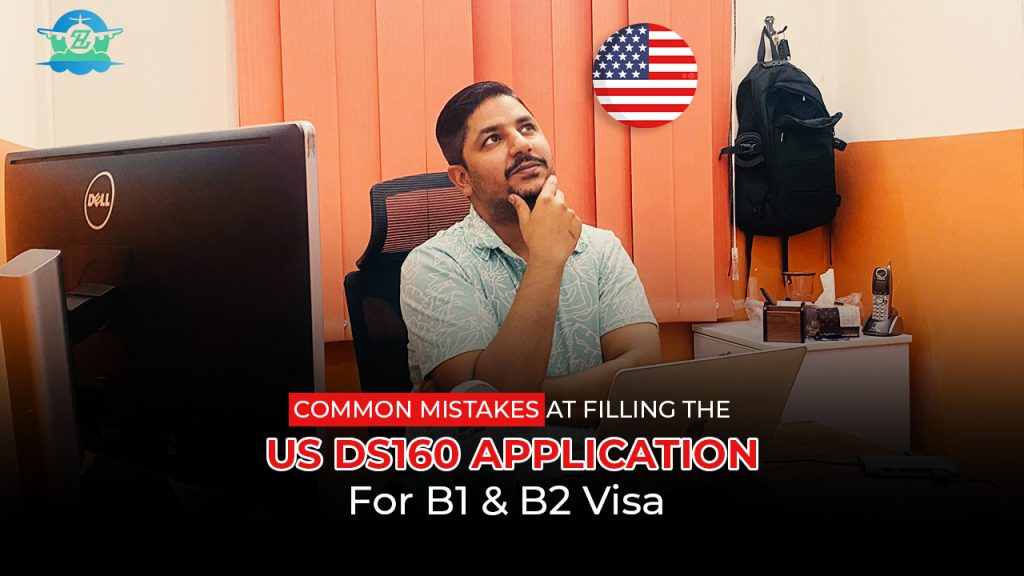 common mistakes in B1 & B2 Visa and DS-160 applications, highlighting errors to avoid for a successful U.S. visa process