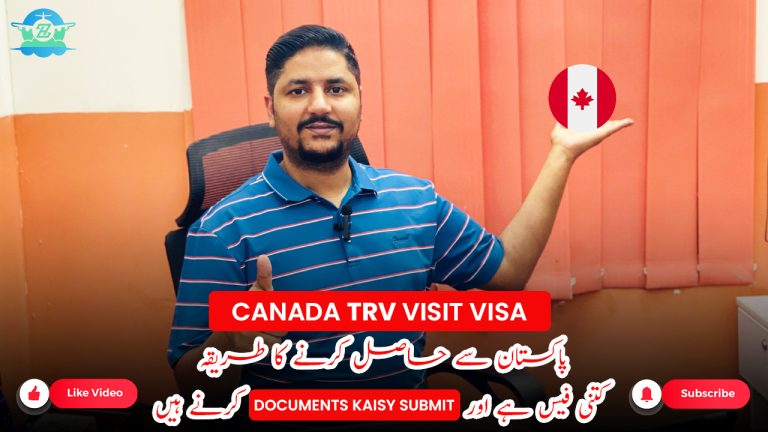 Canada visit visa process from Pakistan 2024: application, biometrics, financial proof, travel insurance, interview, travel documents